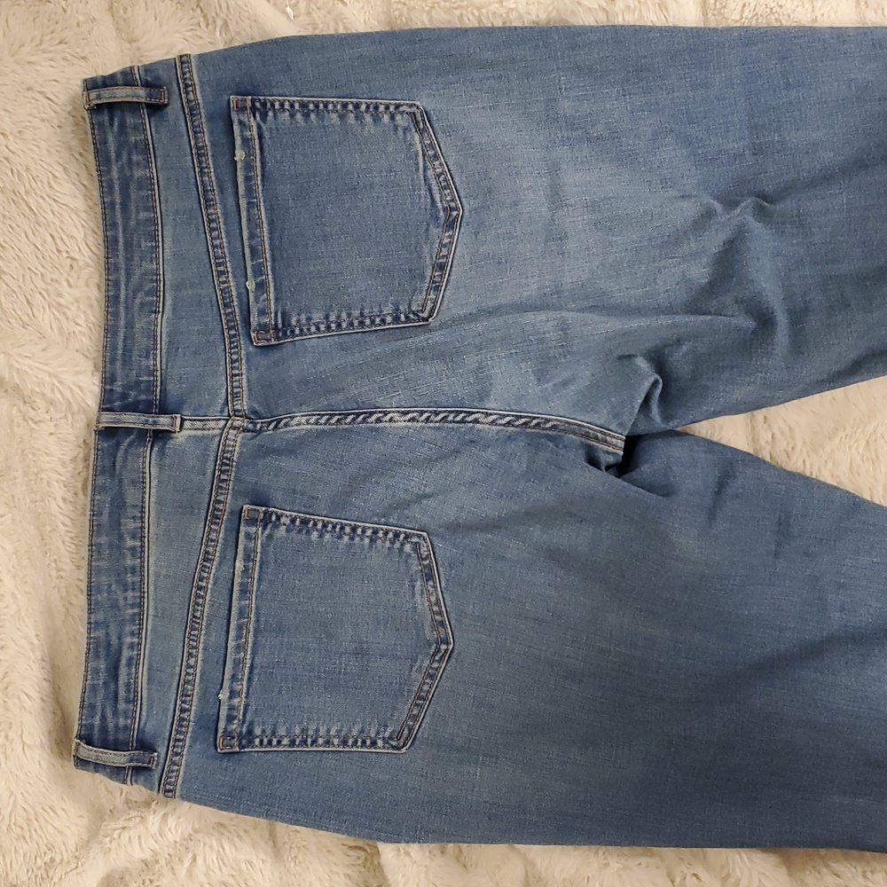 J. Jill Denim Boyfriend Straight Leg Ankle Jeans 14P - Picture 6 of 10